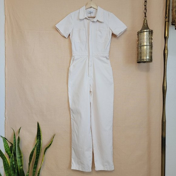 BDG Pants - BDG Women's White Coverall Jumpsuit